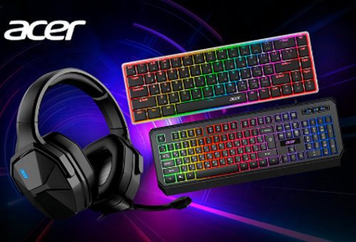 В MIDICT GROUP доступны клавиатуры OKW300, OKW302 и гарнитура OHW312 от Acer
